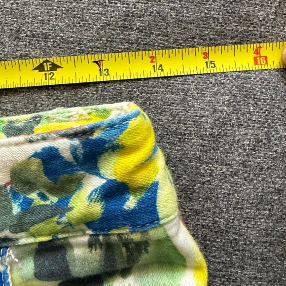 Alice + Olivia floral Primary Petal white skinny jeans cotton blend Size 4 - Picture 10 of 15